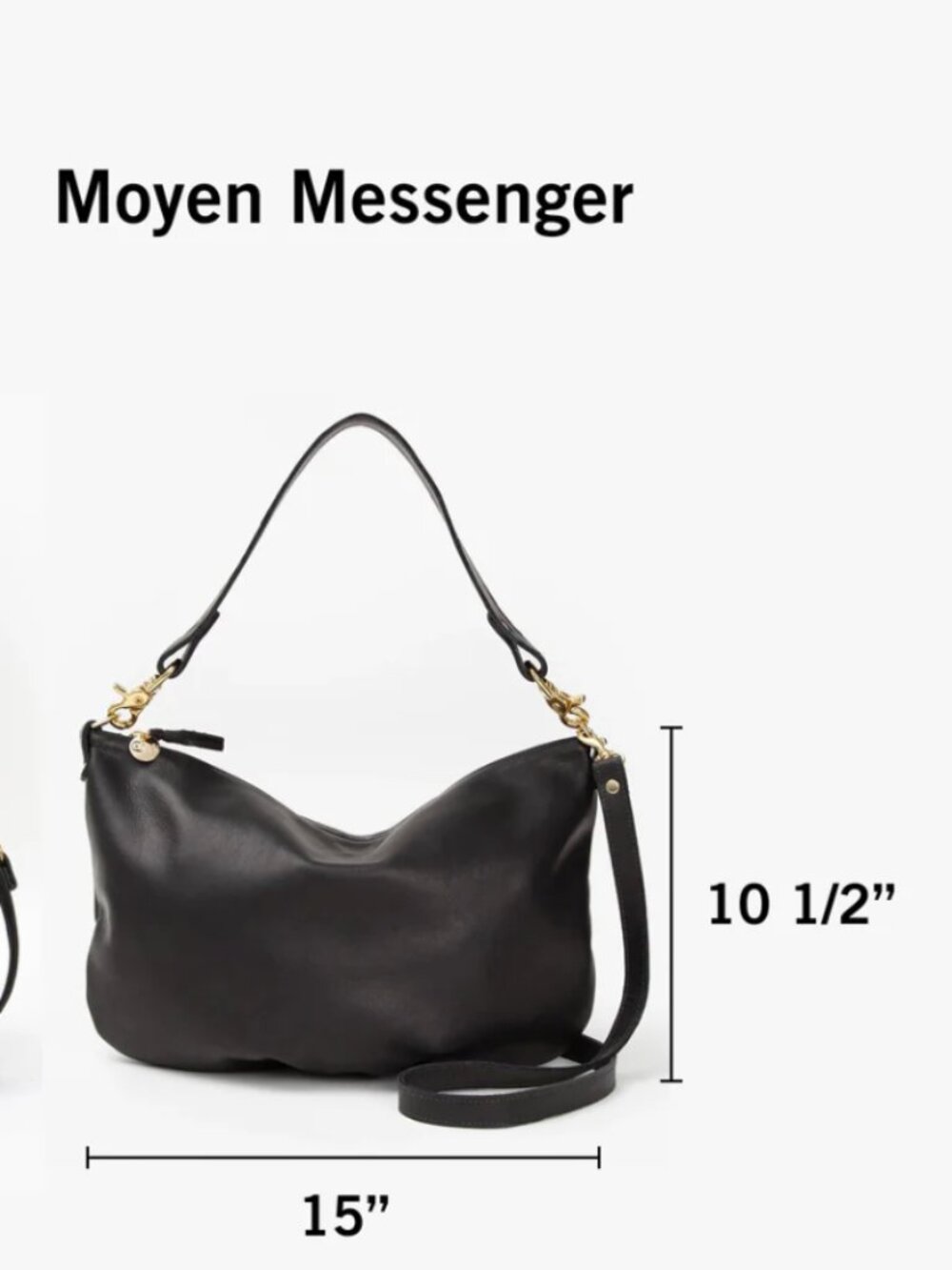 Clare V Black Moyen Messenger - Picture 7 of 7